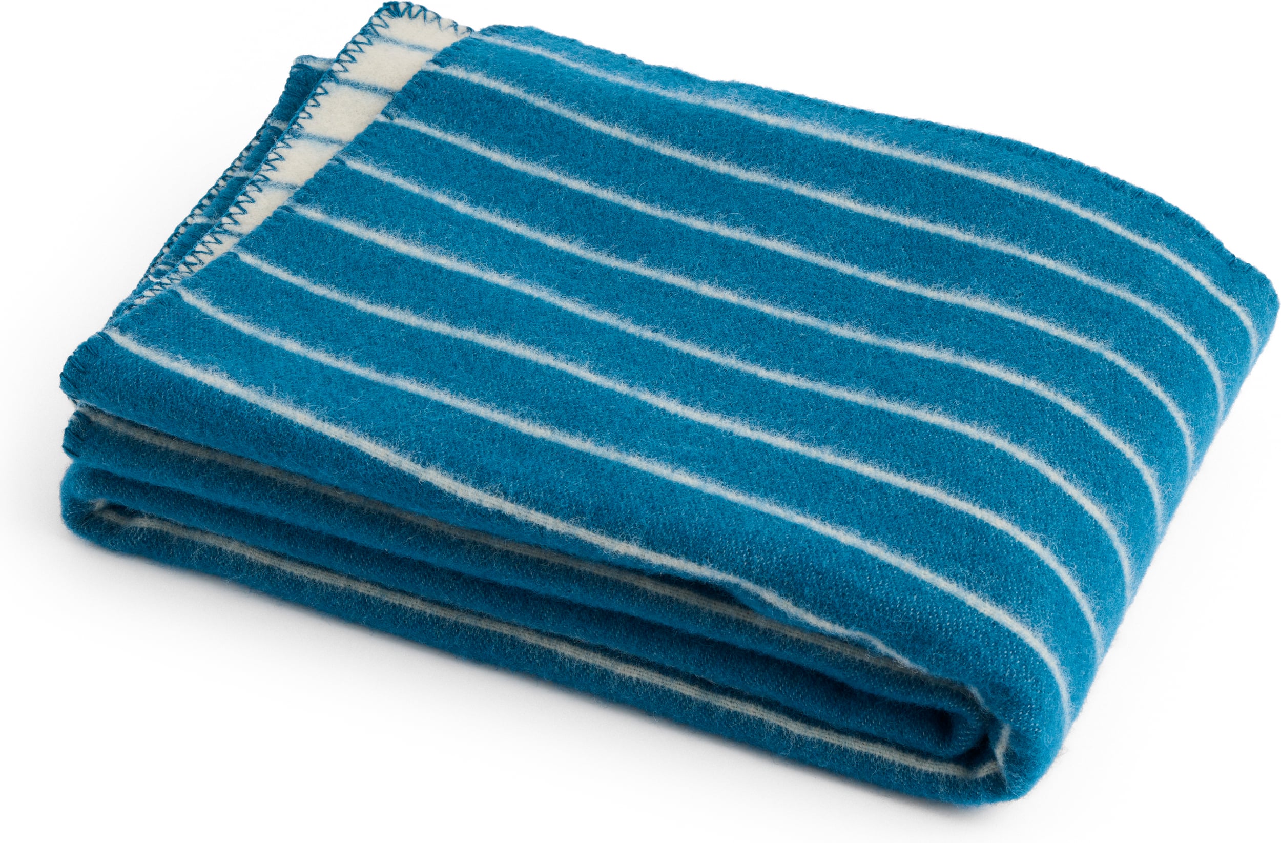 Outdoor Market Picknickdecke gestreift 130 x 180 cm, blau