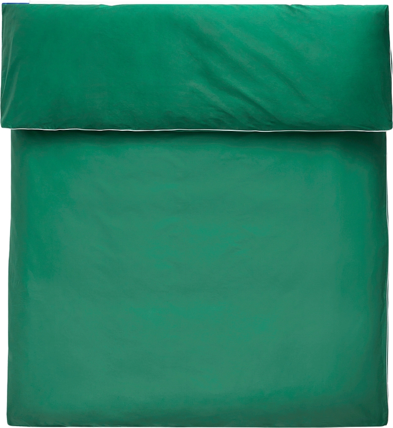 Outline Housse de Couette, 220 x 220 cm, verte foncé