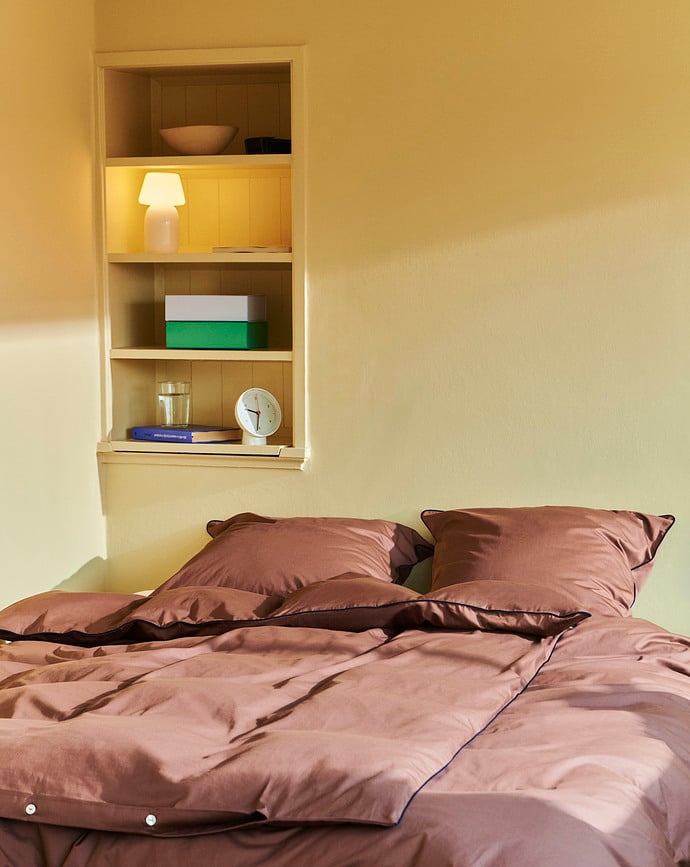 Outline Housse de Couette 240 x 220 cm, chocolat