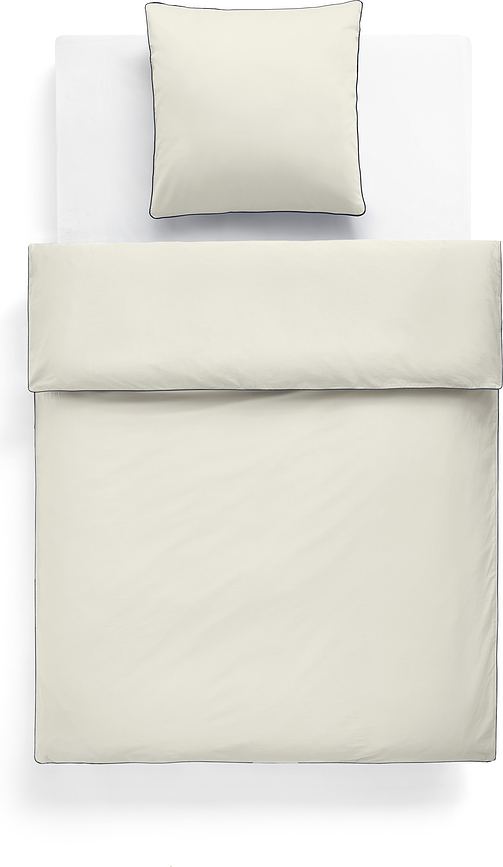 Outline Housse de Coussin 80 x 80 cm, ivoire