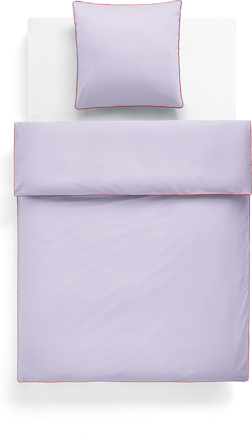 Outline Housse de Couette 155 x 220 cm, lavande