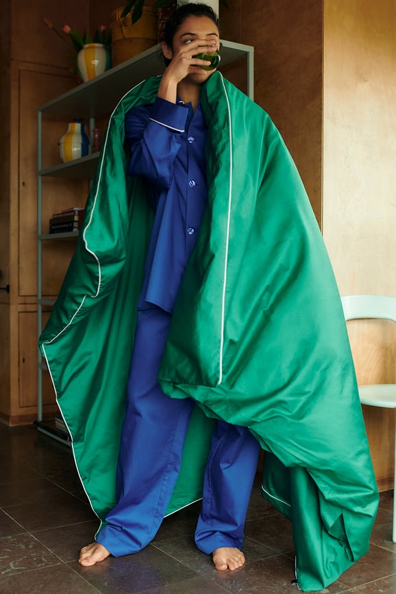 Outline Navlaka za Poplun 155 x 220 cm tamnozelena