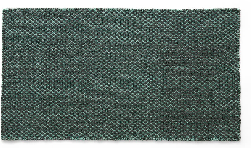 Paklājs Moiré Mat, 52 x 95 cm, smaragdzaļš