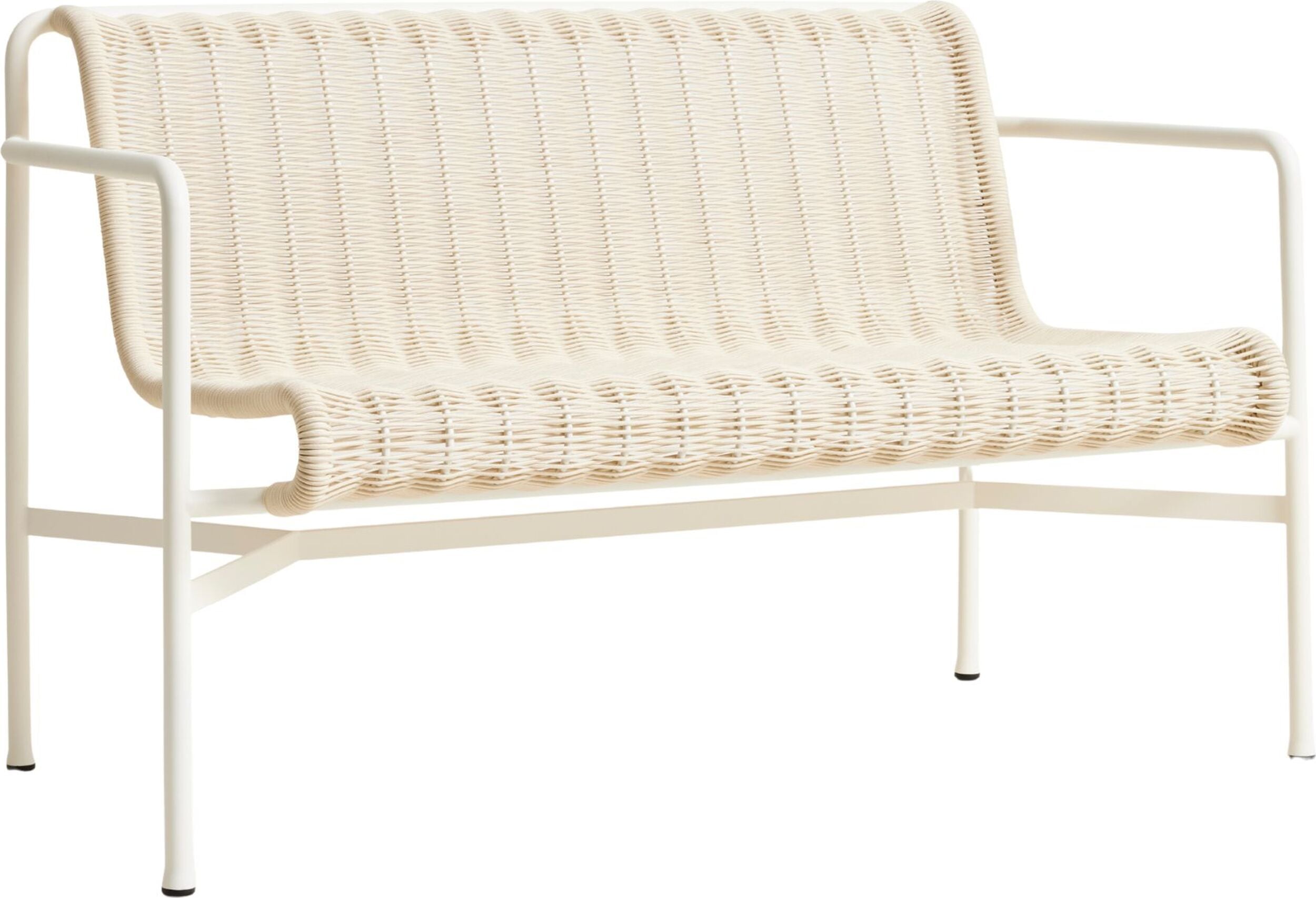 Palissade Cord Gartenbank 128 cm, beige