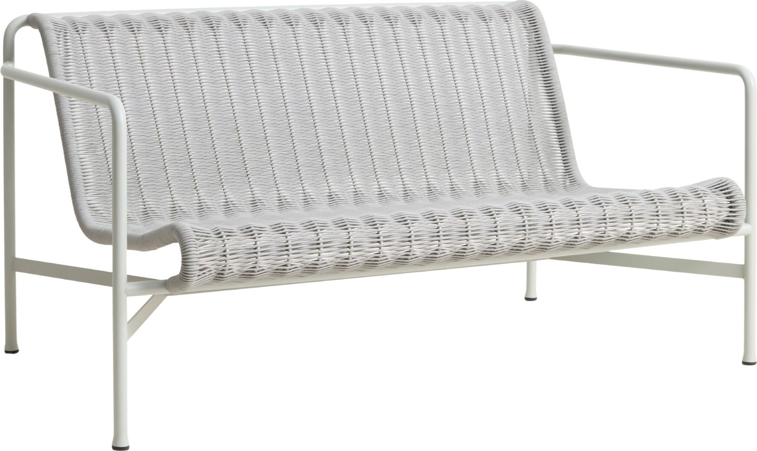 Palissade Cord Gartensofa 139 cm, grau