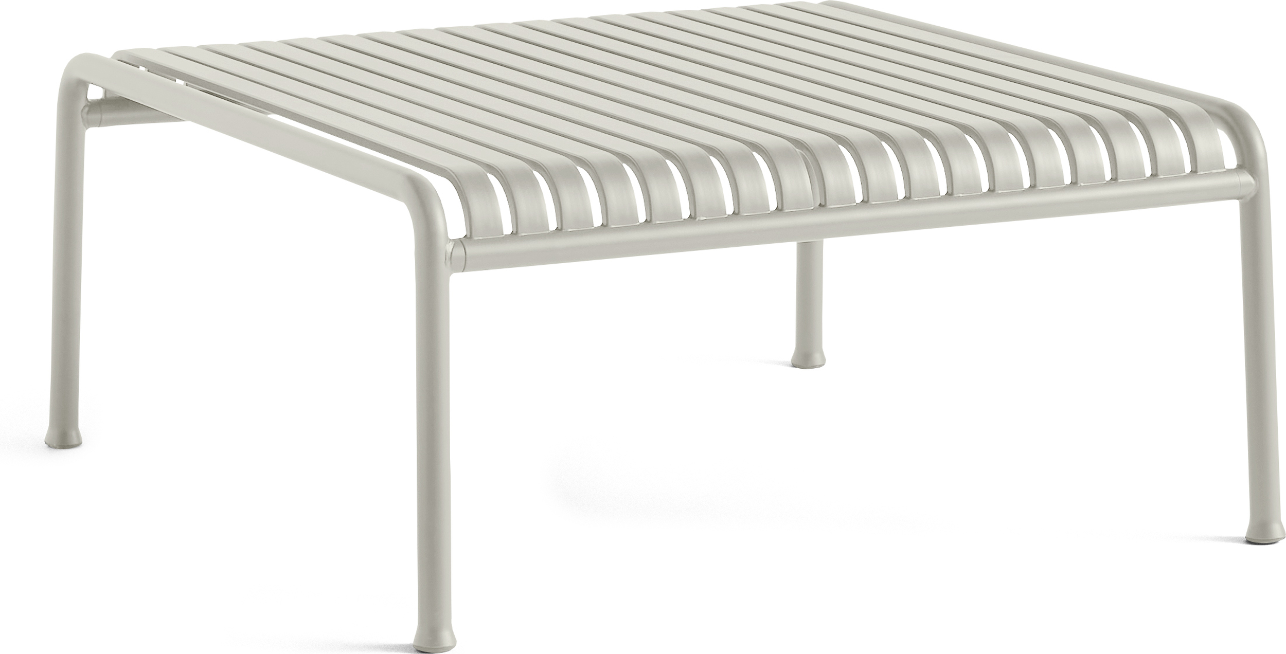 Palissade Couchtisch für den Garten 81,5 x 86 cm, grau