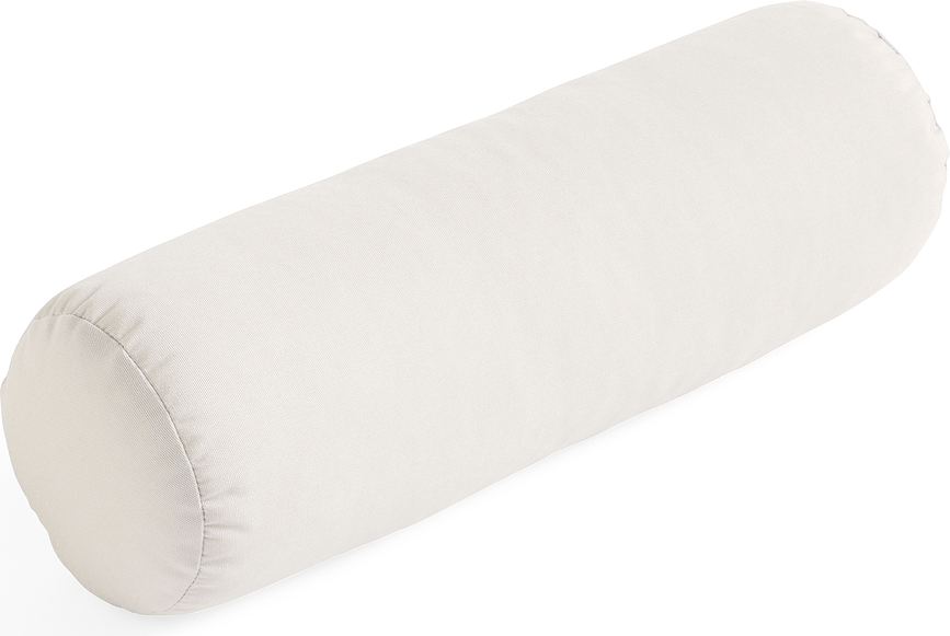Palissade Coussin de Tête pour Chaise Longue, 46,5 cm, blanc