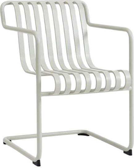 Palissade Garten Freischwinger Sessel, grau