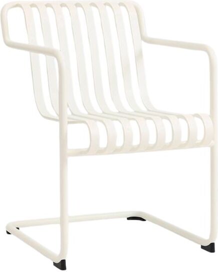 Palissade Garten Freischwinger Sessel weiß