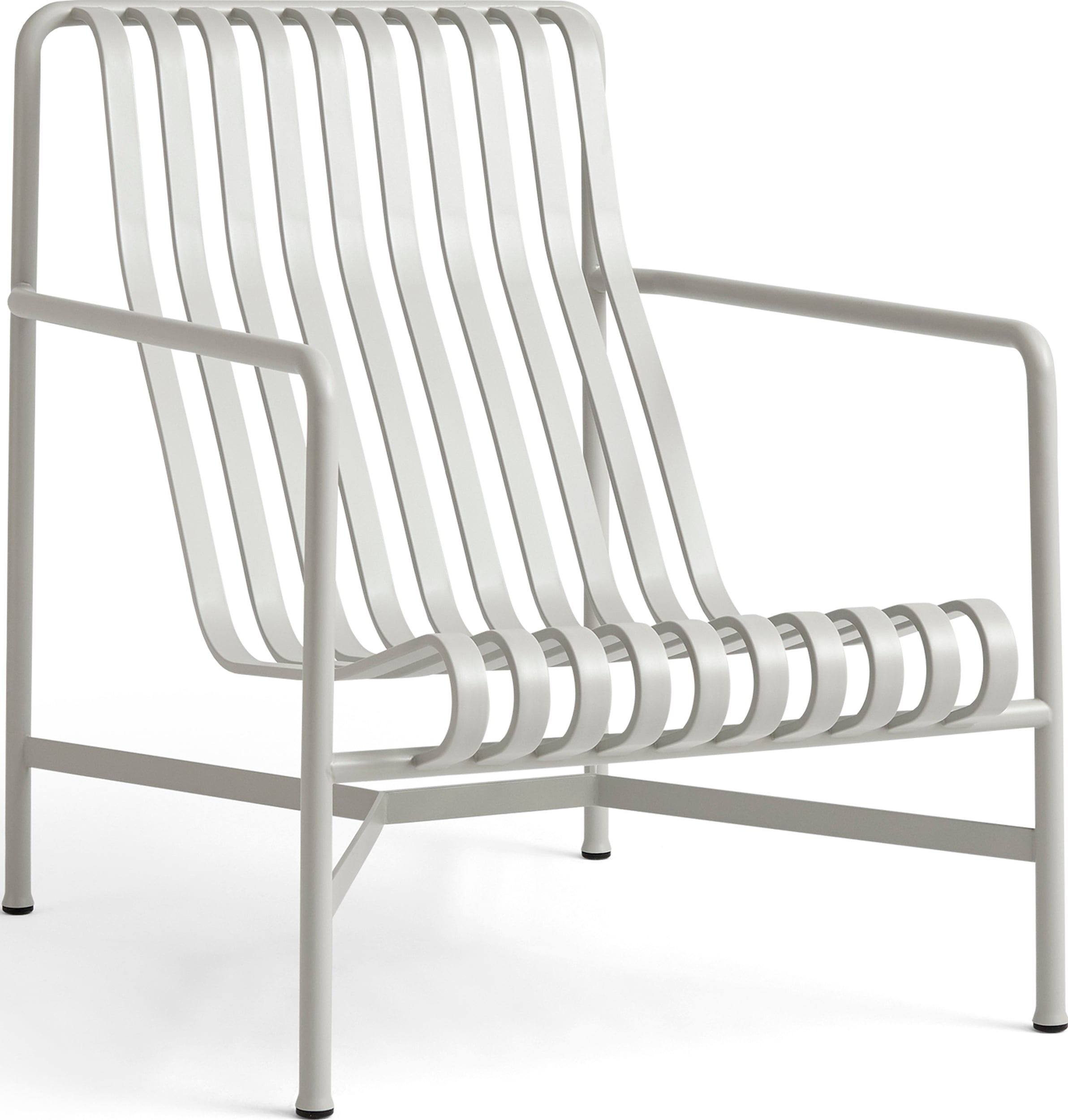 Palissade Garten-Loungesessel hoch, grau