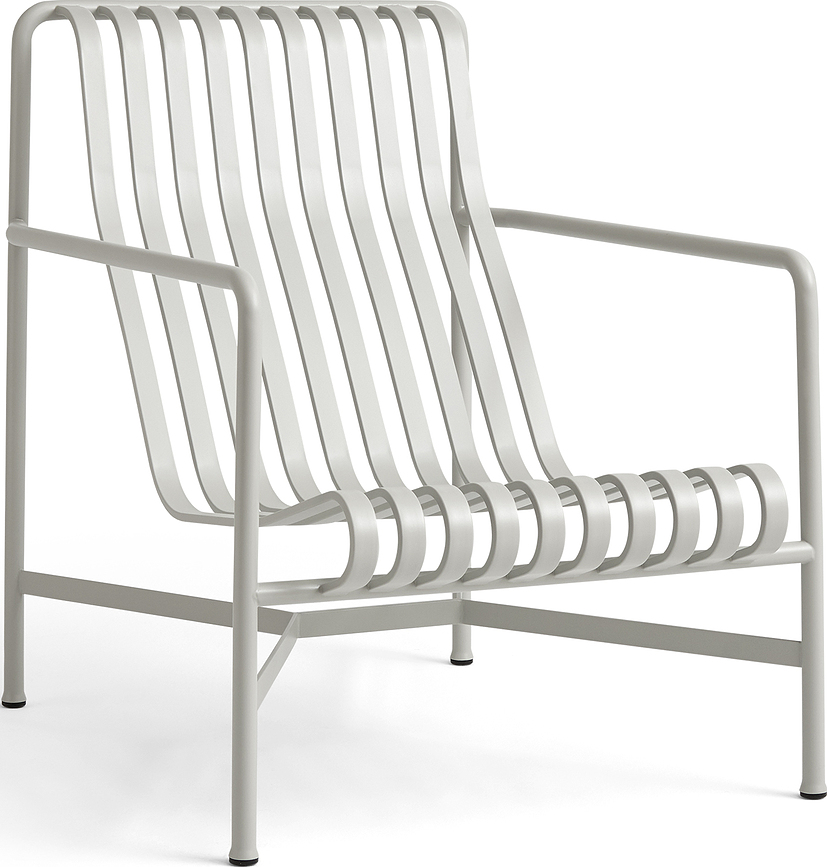 Palissade Garten-Loungesessel hoch, grau