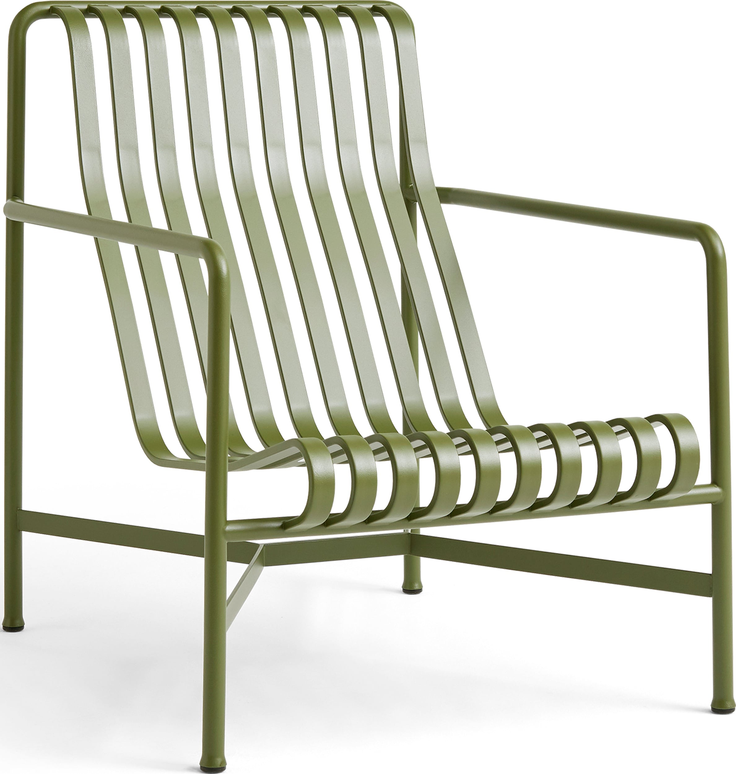 Palissade Garten-Loungesessel hoch, oliv