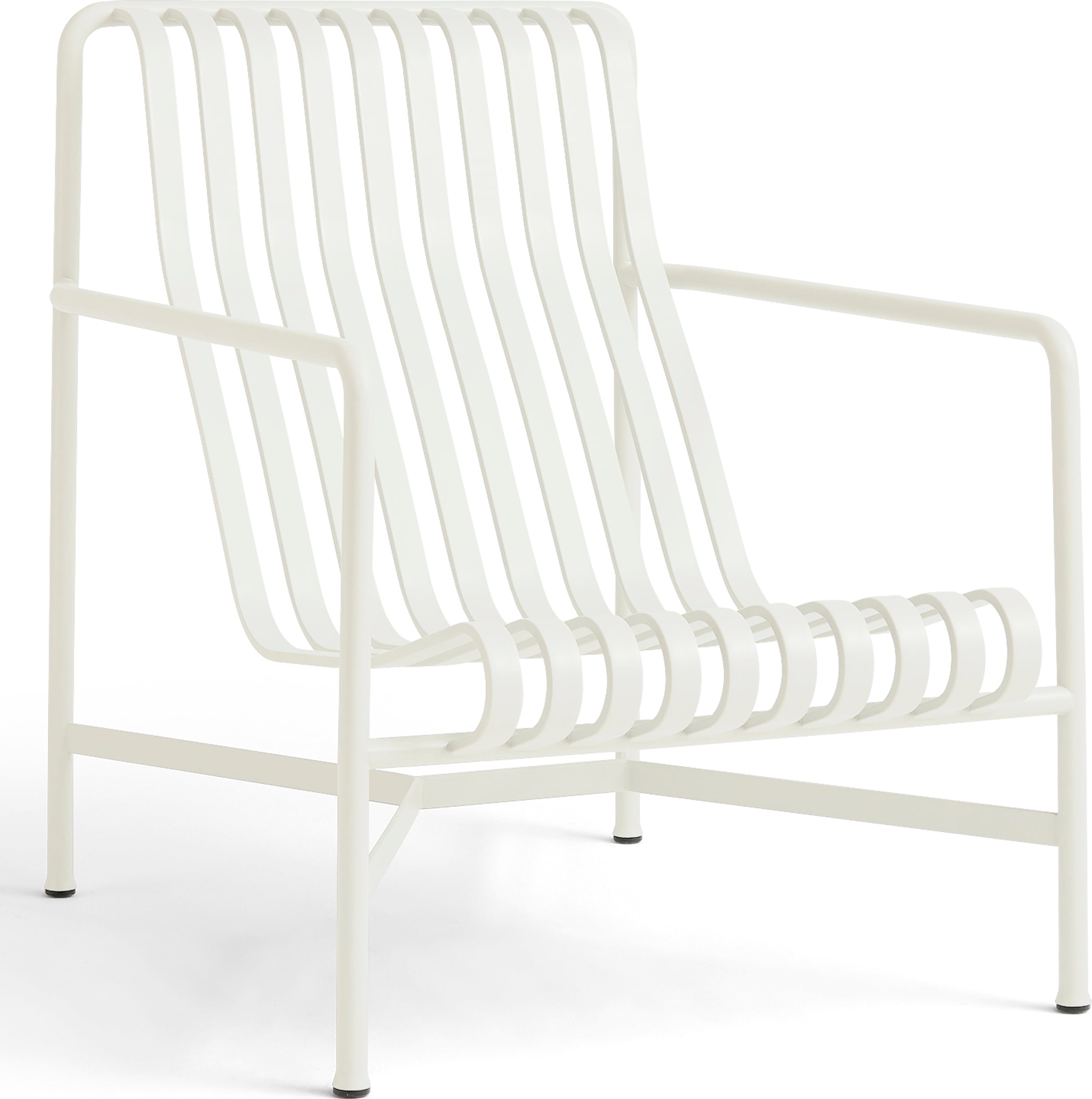 Palissade Garten-Loungesessel hoch, weiß