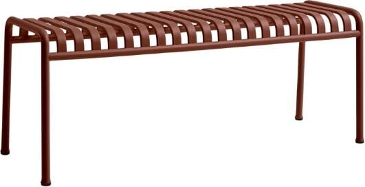Palissade Gartenbank 120 cm, rot