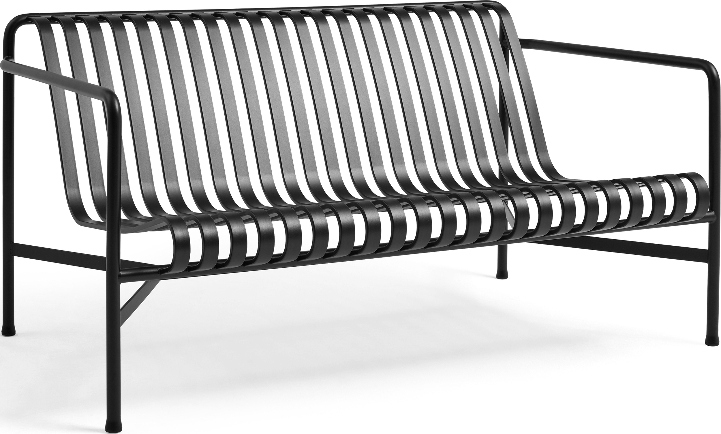 Palissade Gartensofa 139 cm, anthrazit