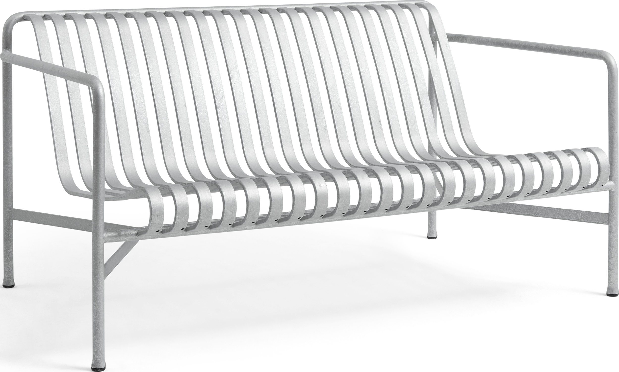 Palissade Gartensofa 139 cm, feuerverzinkter Stahl