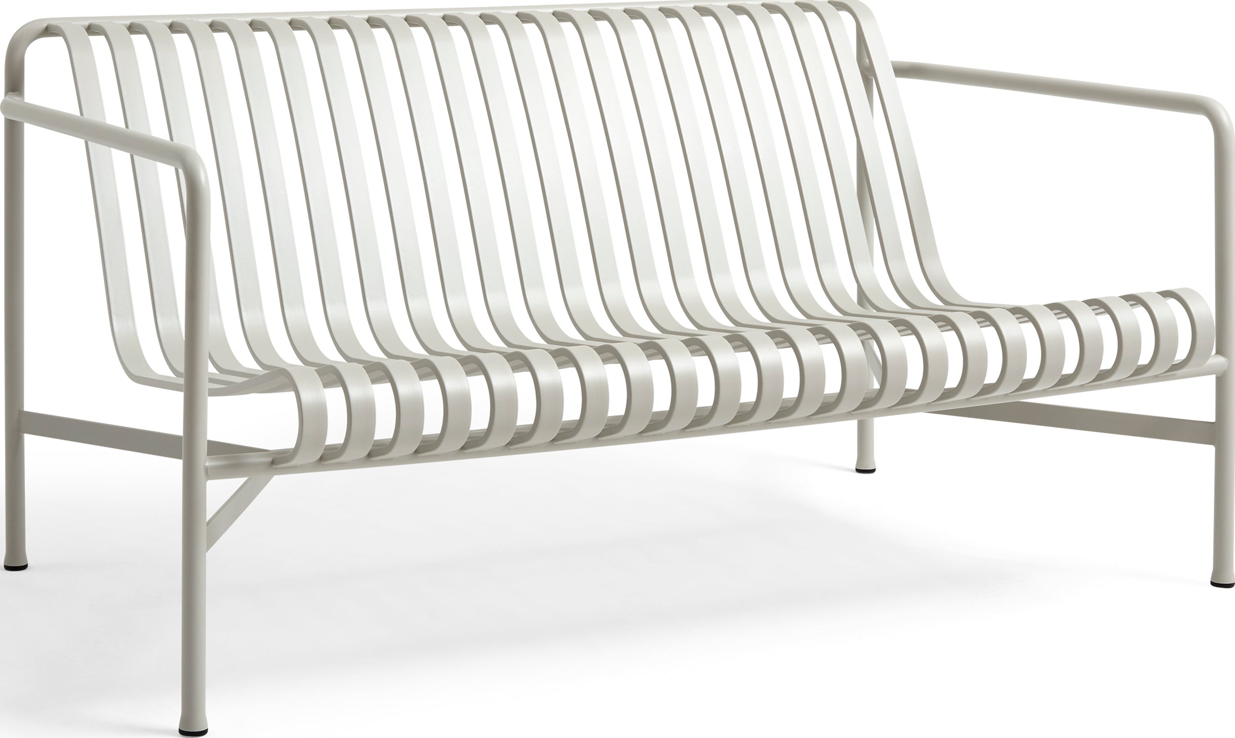 Palissade Gartensofa 139 cm, grau