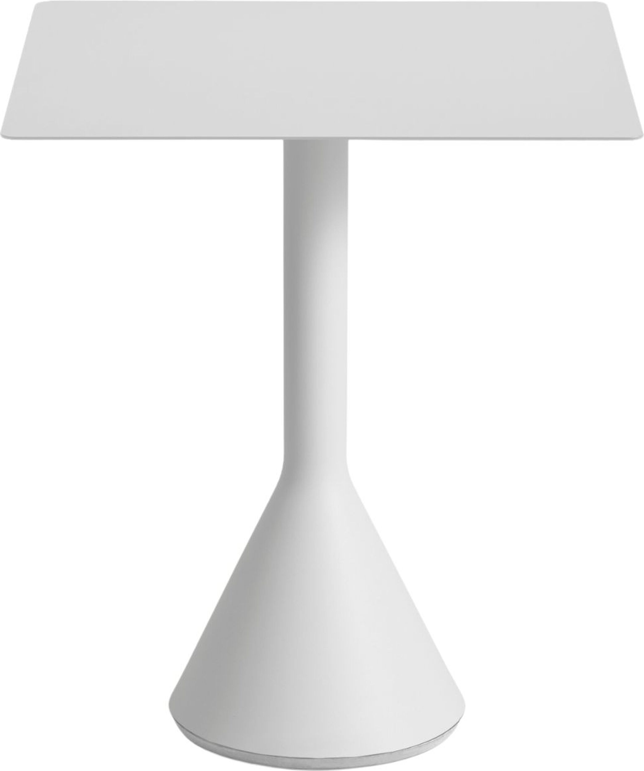 Palissade Gartentisch 65 x 65 cm, grau