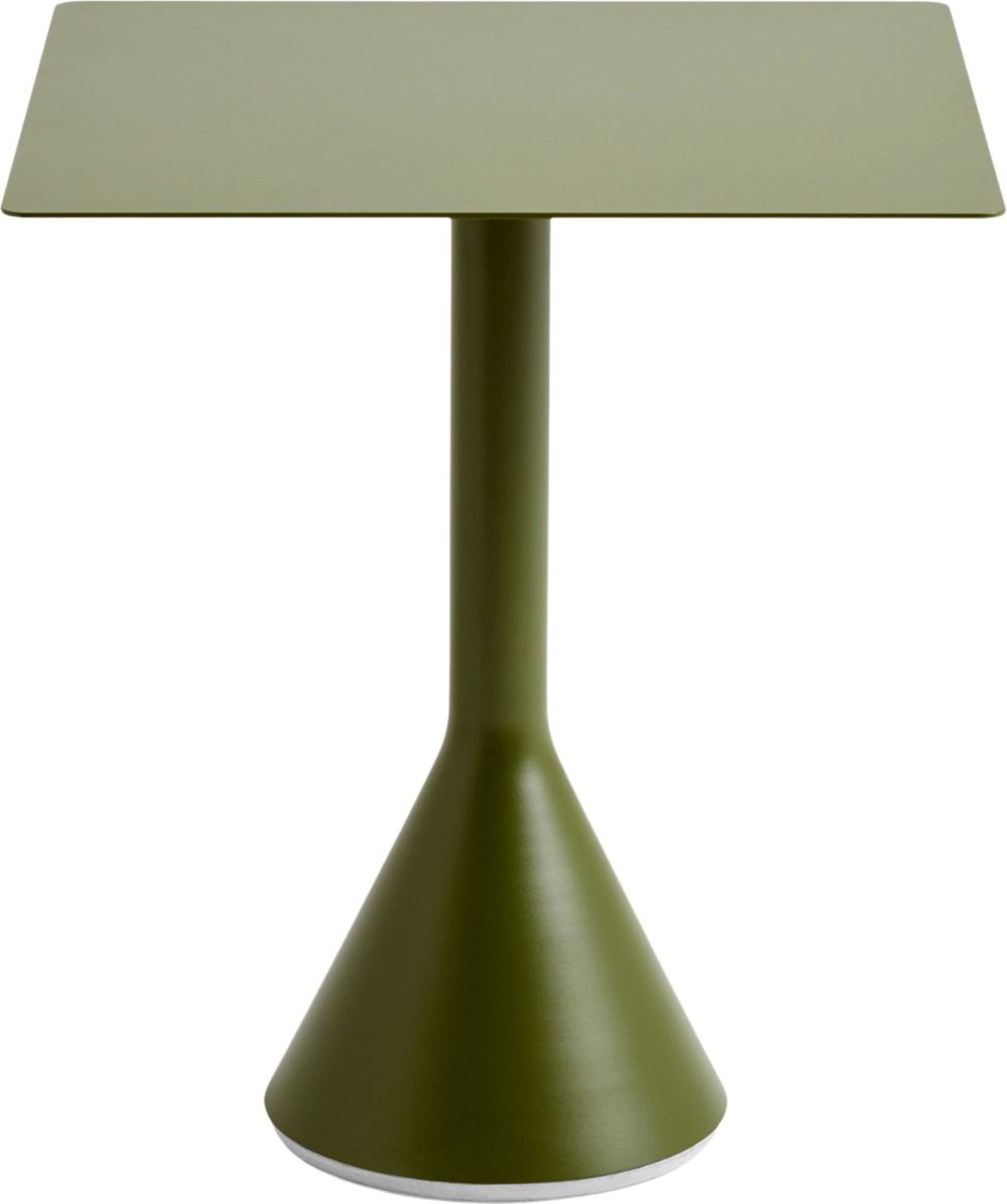Palissade Gartentisch 65 x 65 cm, olivgrün