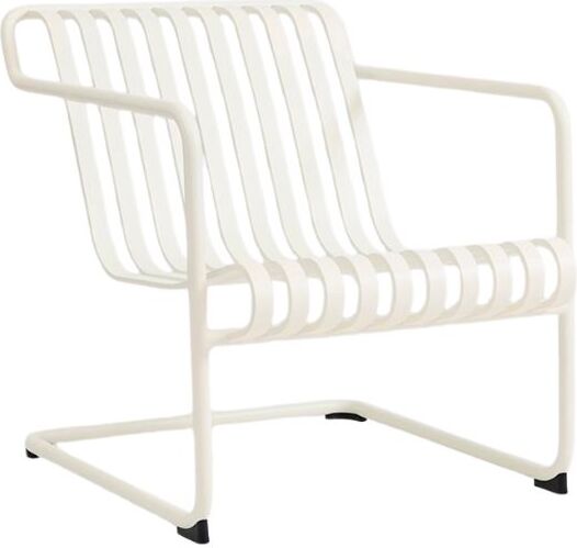 Palissade Lounge Garten Freischwinger Sessel, weiß