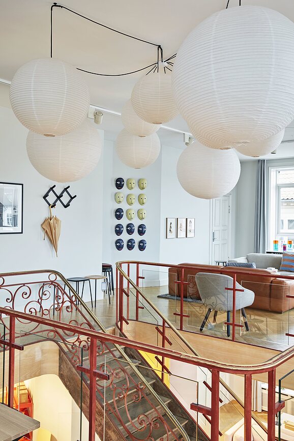 Pantalla de papel Hay, 80 cm, redonda