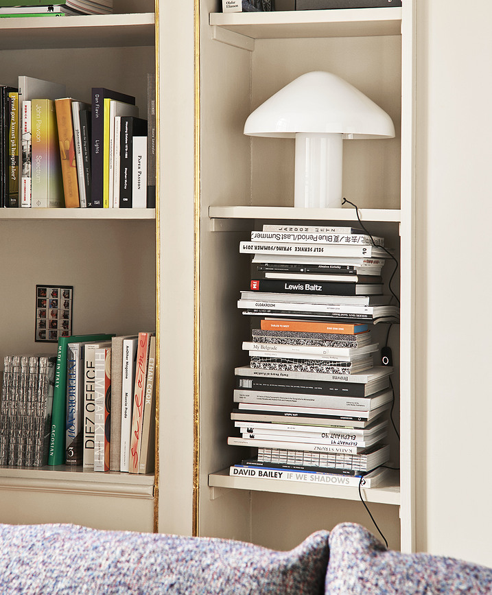 Pao Lampe de Table, blanche, en verre