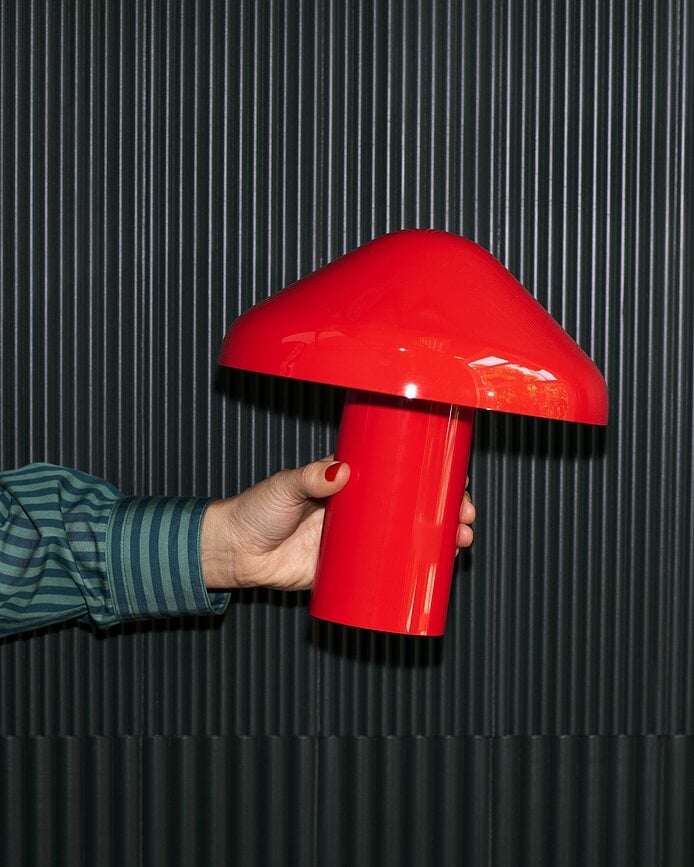 Pao Lampe sans fil, rouge