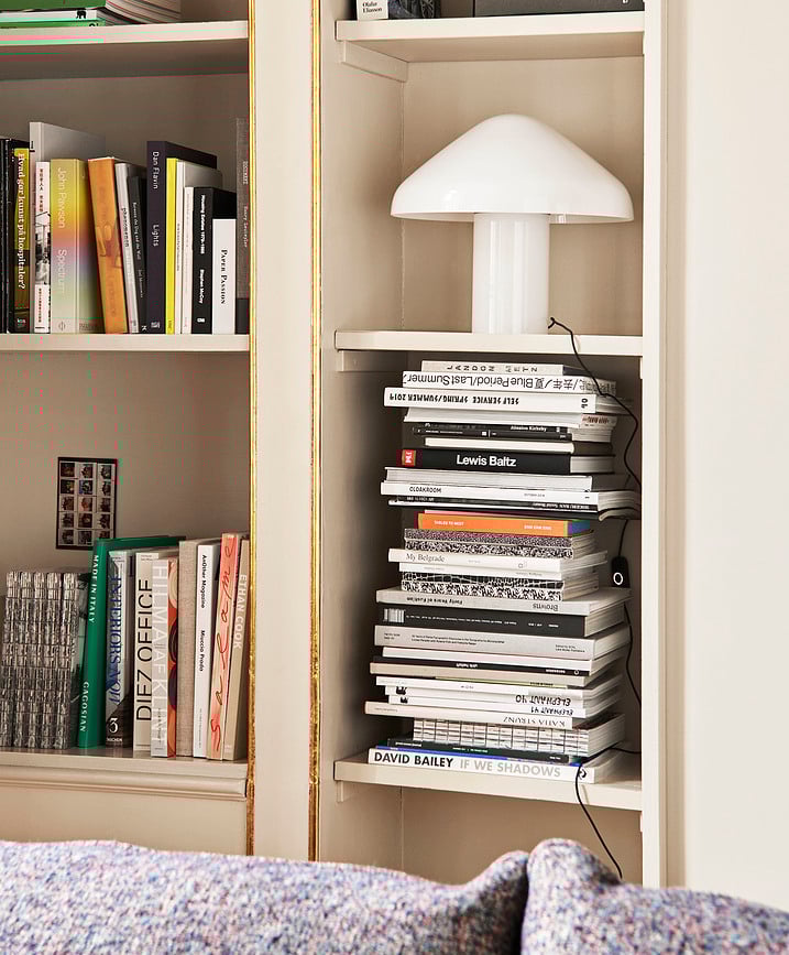 Pao Stolna Lampa bijela staklena