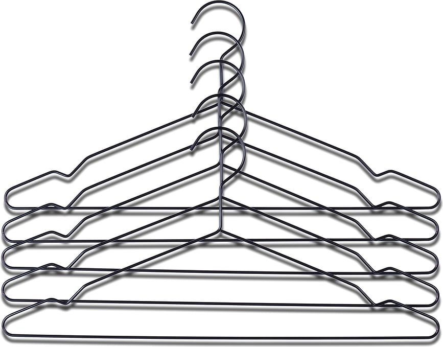 Perchas de alambre Hay, color cobre, 5 unidades