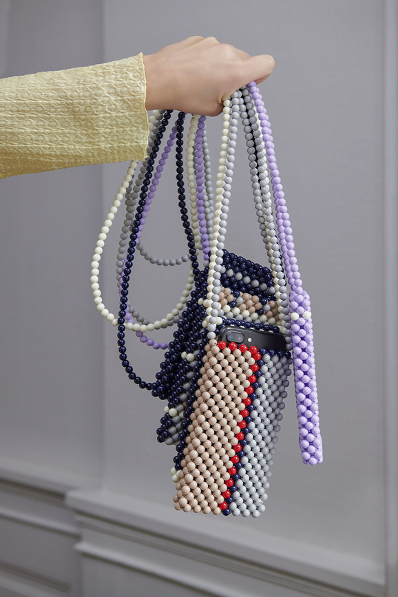 Perla Etui za telefon, mlečno belo