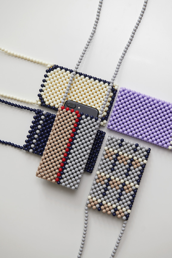 Perla Etui za telefon, mlečno belo