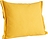 Plica Planar Coussin Décoratif, jaune