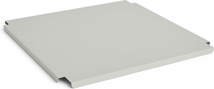 Pokrov za koš Hay Colour Crate Square L, kovinski, siv