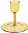 Portacandele per candela classica Tiny Straight giallognolo