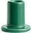 Portavelas de cerámica Tube S, para vela de mesa, verde