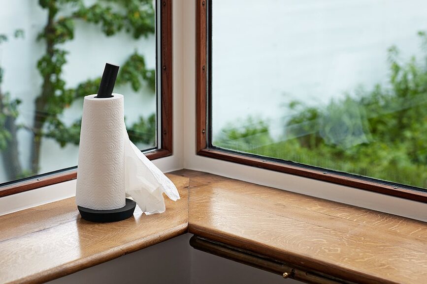 Porter Držač za papirnate ručnike crni