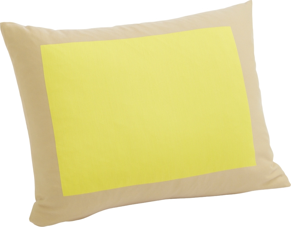 Ram Dekoratives Kissen beige-gelb