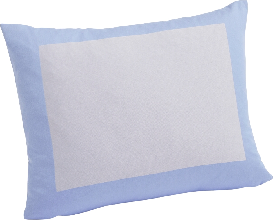 Ram Dekoratives Kissen blau-grau