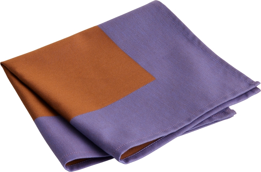 Ram Serviette braun-violett