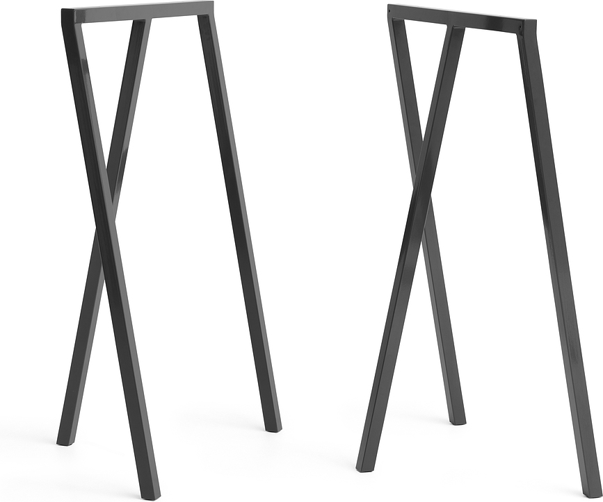Rám vysokého stolu Loop Stand černý 2 ks