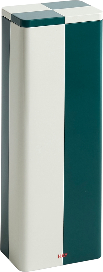 Recipiente de cocina Hay, estrecho, verde y blanco