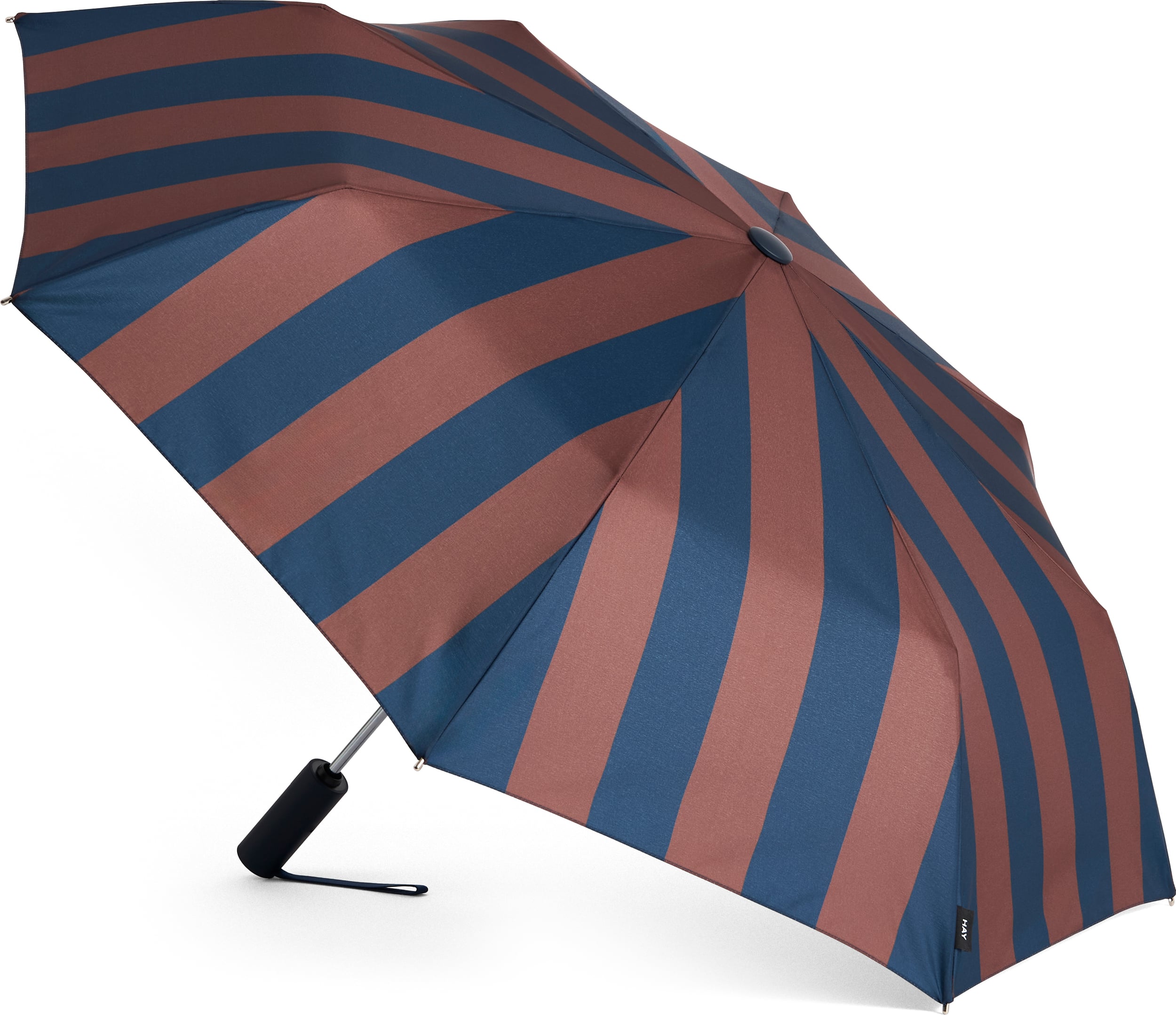 Regn Regenschirm blau-braun