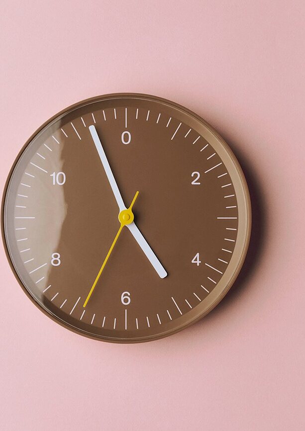 Reloj de pared Hay, azul