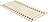 Rošty do postele Standard Bed Slats 90 x 180 cm 2 ks