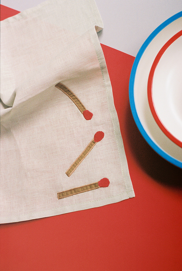 Servilletas Ram, verde claro, 4 unidades