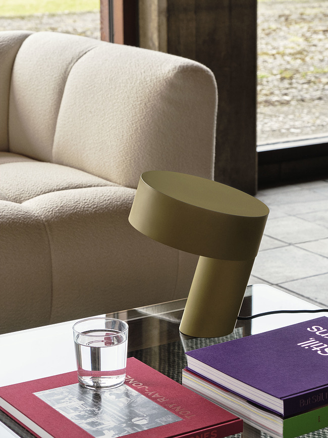 Slant Lampe de Table, noire