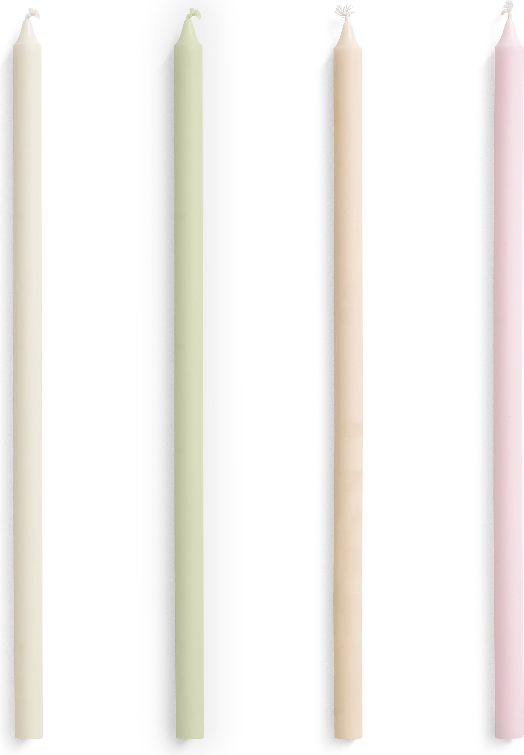 Slim Kerzen pastell, 4 St.