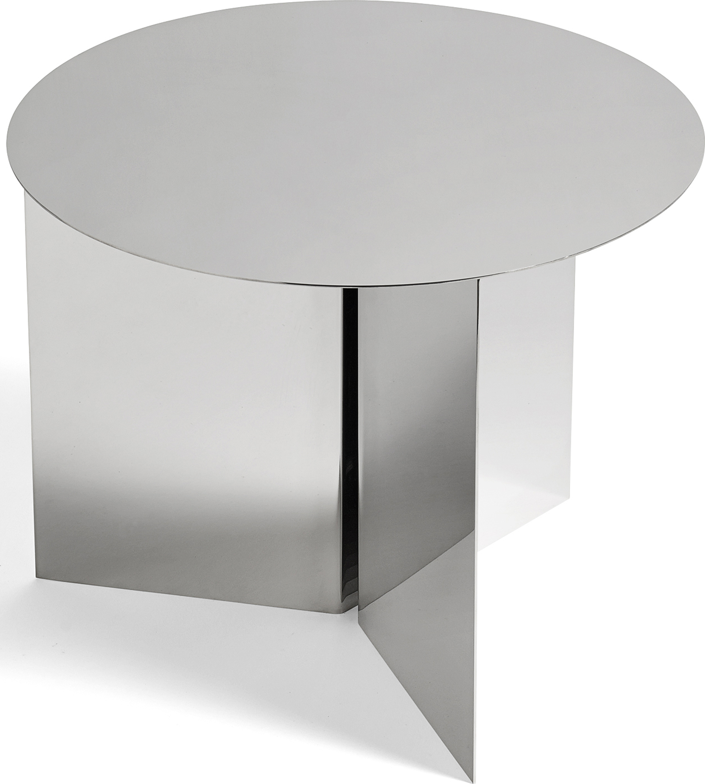 Slit Kaffeetisch 45 cm rund Spiegelschicht