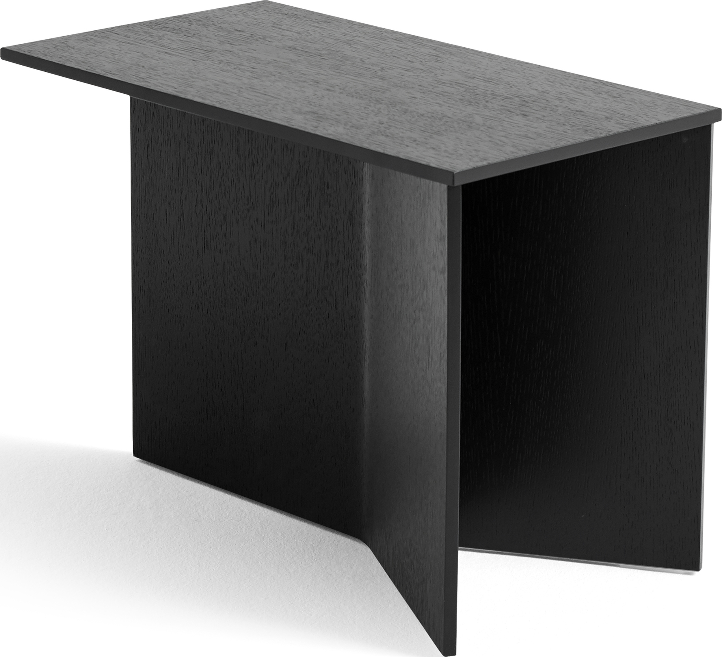 Slit Kaffeetisch schwarz aus Holz