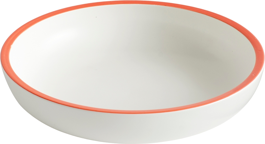 Sobremesa Bol de Service 20 cm, blanc et rouge